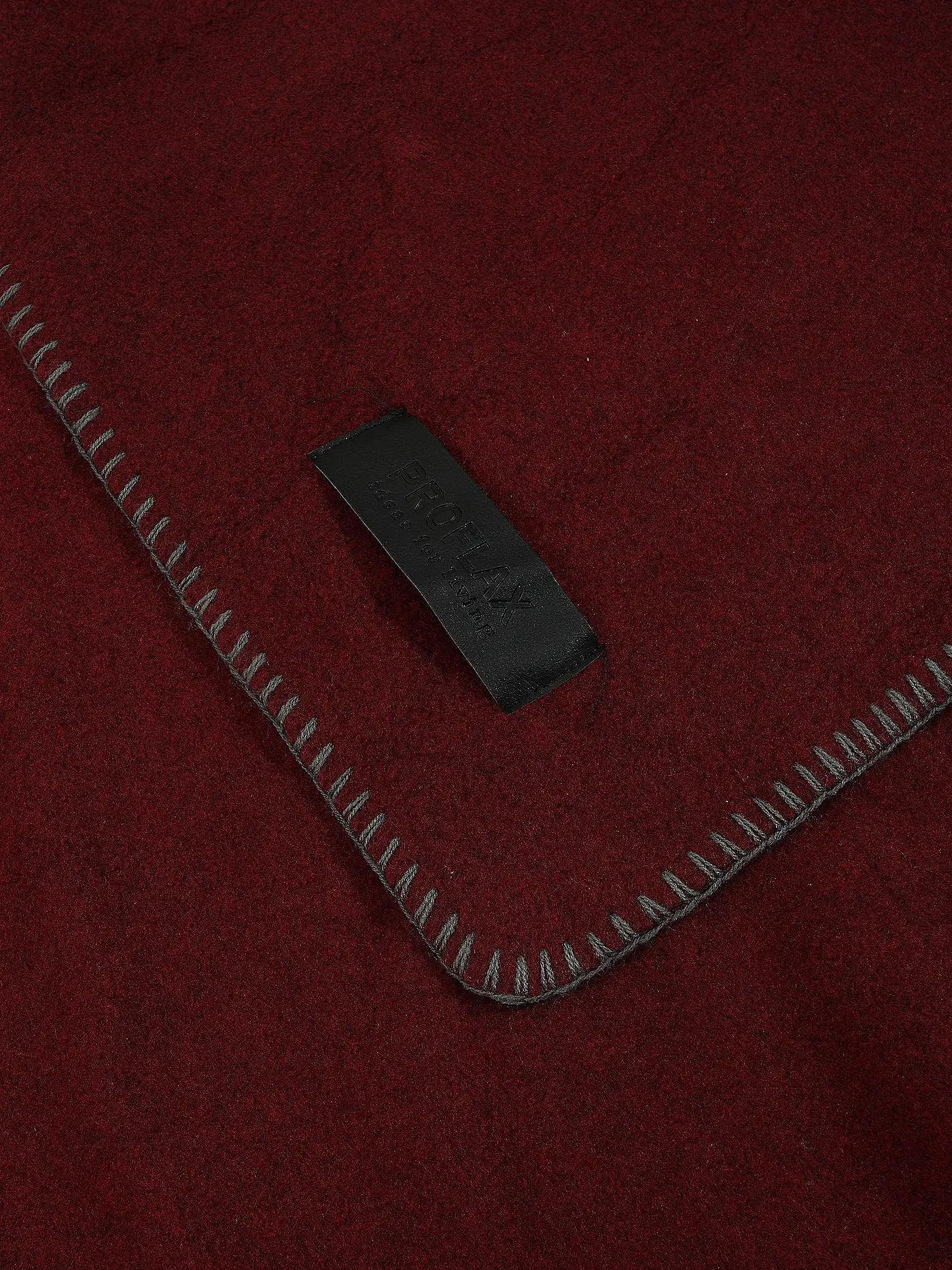 PROFLAX | Wohndecke - Plaid 160x200cm Secret Marsala | dunkelrot